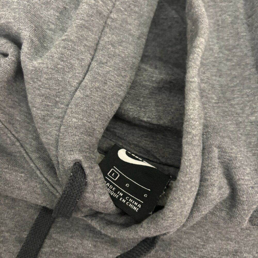Nike Grey Hoodie Men's Large - Picture 2 of 3